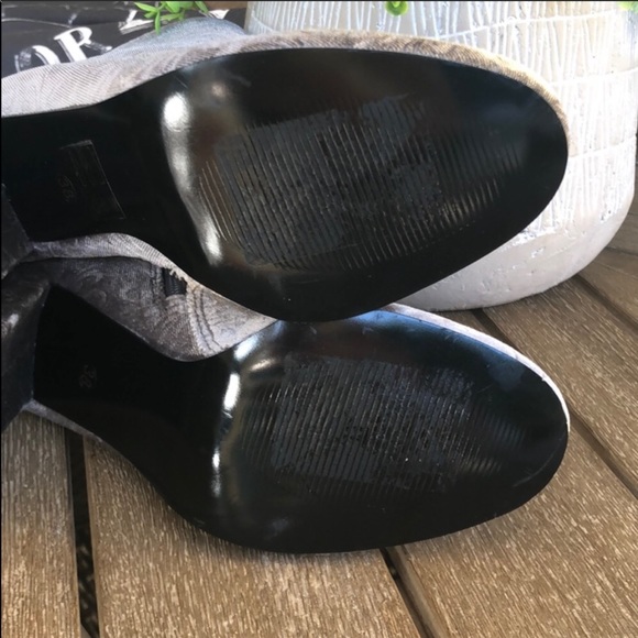 (Sold) Shellys London Elliot Filigree Velvet Boot - Picture 7 of 7